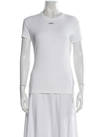 Pre-owned Off-white 2019 Graphic Print T-shirt In White