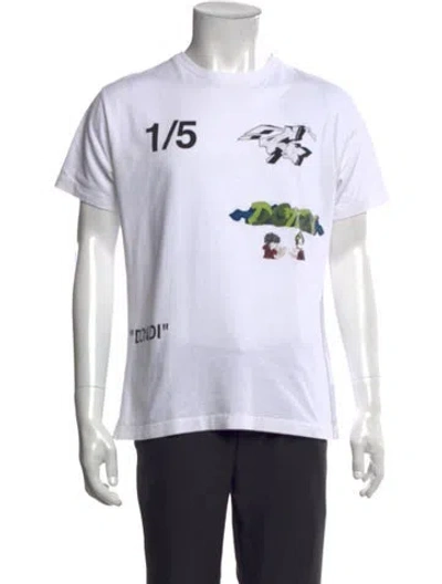 Pre-owned Off-white 2019 Graphic Print T-shirt In White