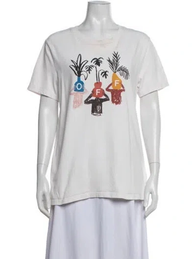 Pre-owned Off-white 2019 Graphic Print T-shirt In White
