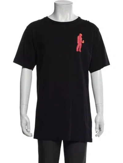 Pre-owned Off-white 2019 Hands And Planet T-shirt In Black