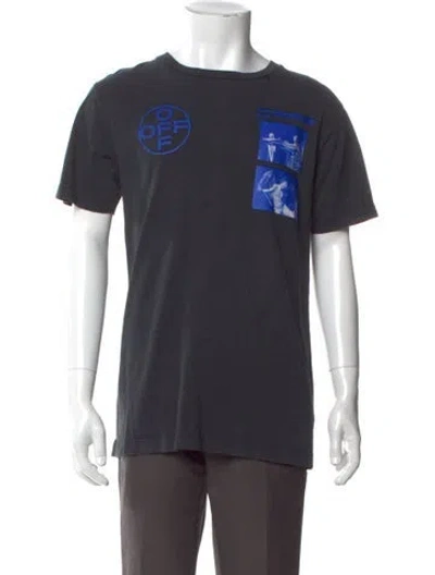 Pre-owned Off-white 2019 Hardcore Caravaggio T-shirt In Gray