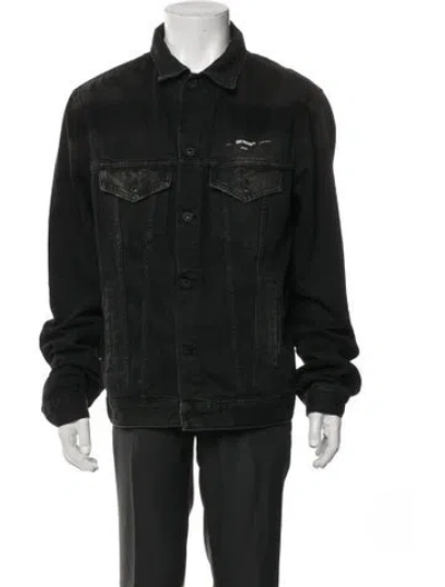 Pre-owned Off-white 2019 Impressionism Jacket In Black