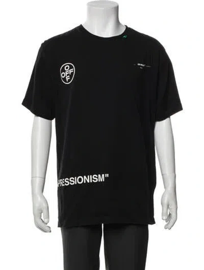 Pre-owned Off-white 2019 "impressionism" T-shirt In Black