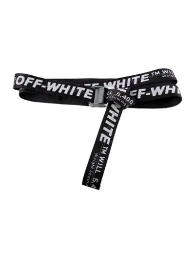 Pre-owned Off-white 2019 Industrial Belt Waist Belt In Black