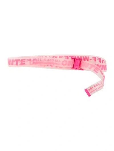 Pre-owned Off-white 2019 Industrial Transparent Belt