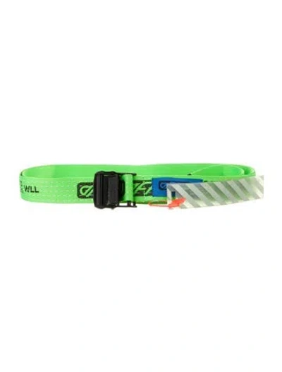 Pre-owned Off-white 2019 Industrial Waist Belt In Green