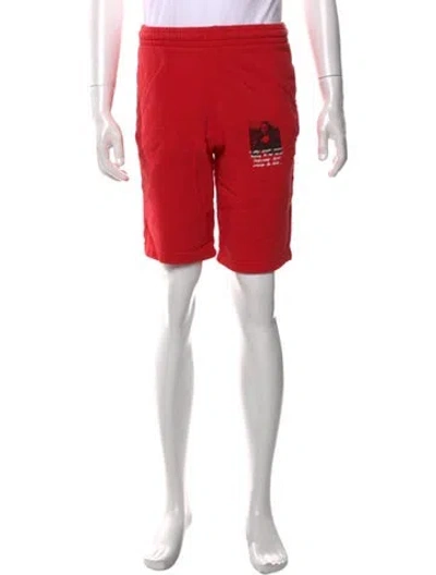 Pre-owned Off-white 2019 Jogger Shorts In Red