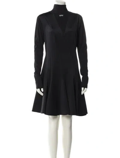 Pre-owned Off-white 2019 Knee-length Dress In Black