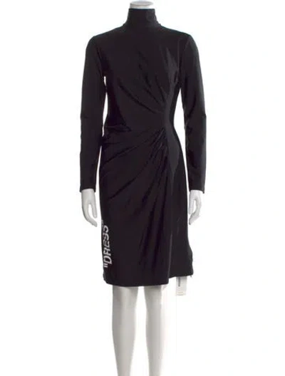 Pre-owned Off-white 2019 Knee-length Dress In Black