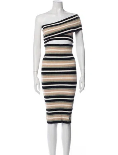 Pre-owned Off-white 2019 Knee-length Dress In Neutrals