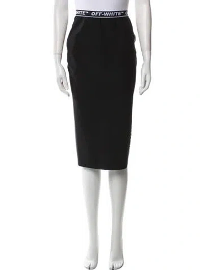 Pre-owned Off-white 2019 Knee-length Skirt In Black