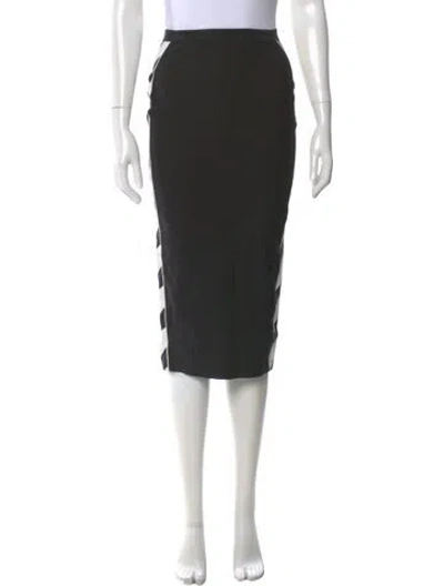 Pre-owned Off-white 2019 Knee-length Skirt In Black