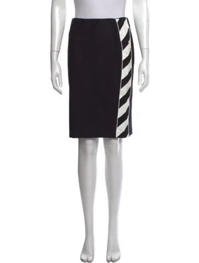 Pre-owned Off-white 2019 Knee-length Skirt In Black