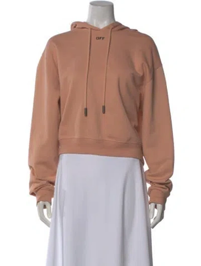 Pre-owned Off-white 2019 Logo Hoodie In Pink
