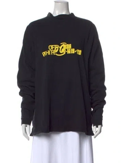 Pre-owned Off-white 2019 Logo Sweatshirt In Black
