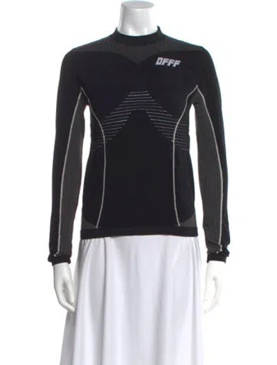 Pre-owned Off-white 2019 Logo Top In Black