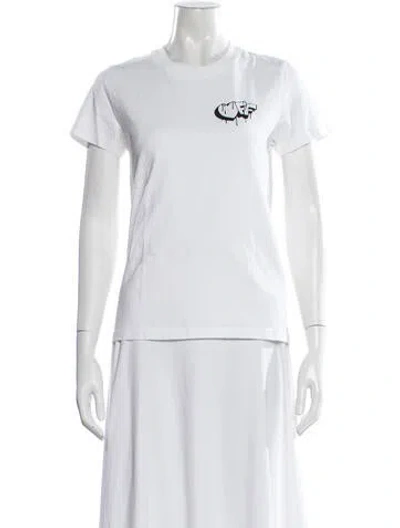 Pre-owned Off-white 2019 Logo T-shirt In White