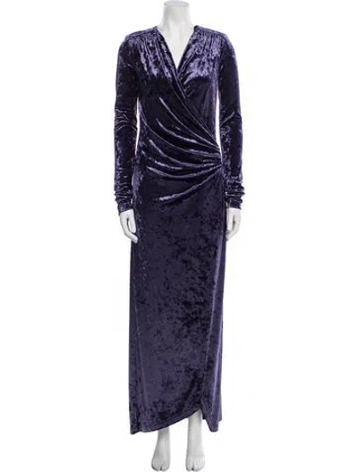 Pre-owned Off-white 2019 Long Dress In Blue