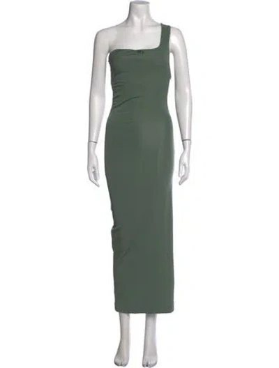 Pre-owned Off-white 2019 Long Dress In Green