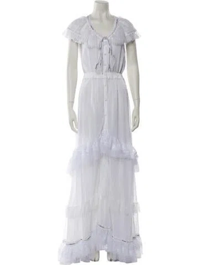 Pre-owned Off-white 2019 Long Dress W/ Tags In White