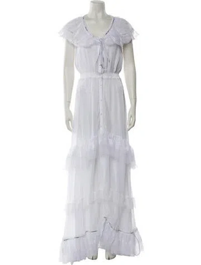 Pre-owned Off-white 2019 Long Dress W/ Tags In White