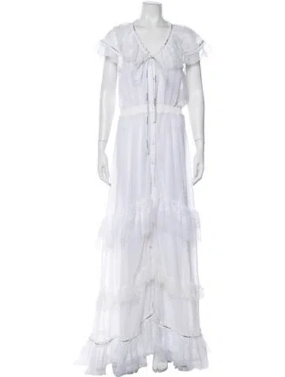 Pre-owned Off-white 2019 Long Dress In White