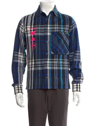 Pre-owned Off-white 2019 Mariana De Silva Shirt In Blue