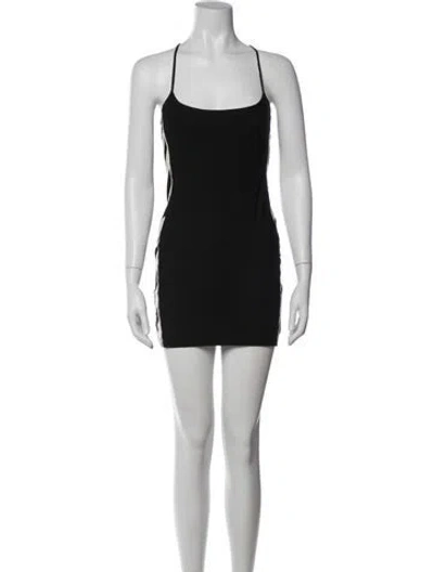 Pre-owned Off-white 2019 Mini Dress In Black