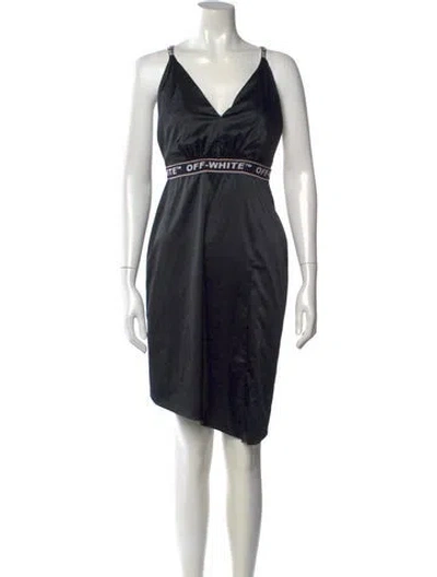 Pre-owned Off-white 2019 Mini Dress In Black