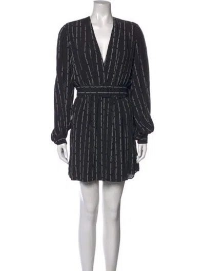 Pre-owned Off-white 2019 Mini Dress In Black