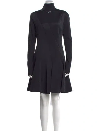 Pre-owned Off-white 2019 Mini Dress W/ Tags In Blue