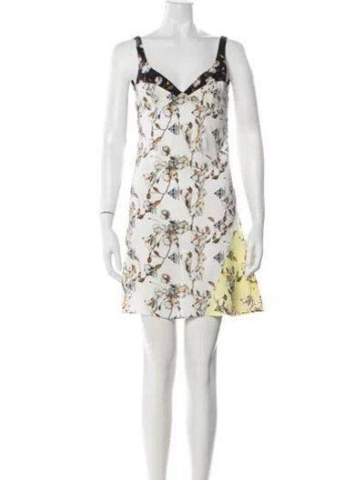 Pre-owned Off-white 2019 Mini Dress In White