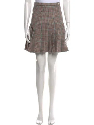 Pre-owned Off-white 2019 Mini Skirt In Brown