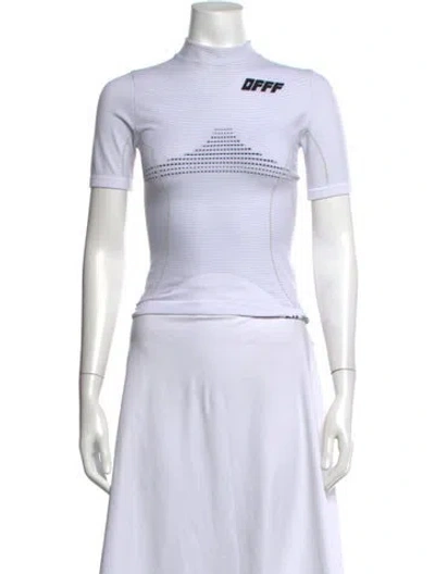Pre-owned Off-white 2019 Nylon Top W/ Tags In White