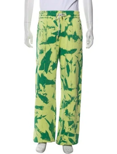 Pre-owned Off-white 2019 Printed Sweatpants In Green