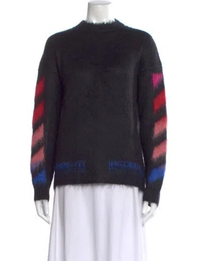 Pre-owned Off-white 2019 Rrows Sweater In Black
