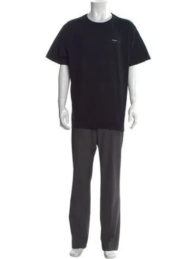 Pre-owned Off-white 2019 Signature Logo T-shirt In Black