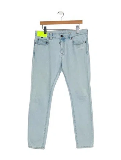 Pre-owned Off-white 2019 Skinny Jeans In Blue