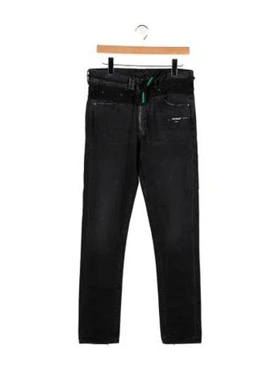 Pre-owned Off-white 2019 Skinny Jeans In Blue