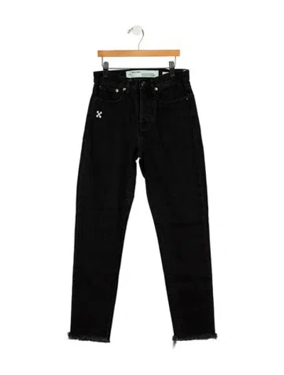 Pre-owned Off-white 2019 Skinny Leg Jeans In Black