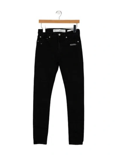 Pre-owned Off-white 2019 Skinny Leg Jeans In Black