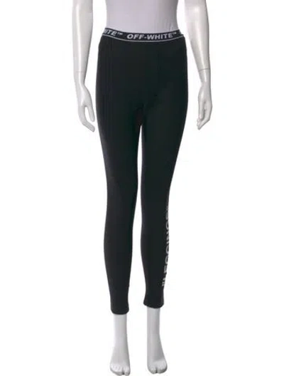 Pre-owned Off-white 2019 Skinny Leg Pants In Black
