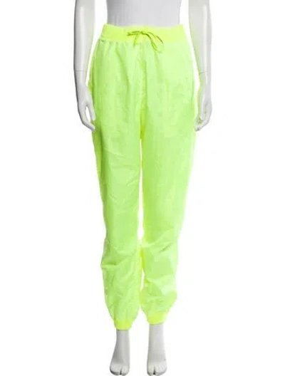Pre-owned Off-white 2019 Skinny Leg Pants In Yellow
