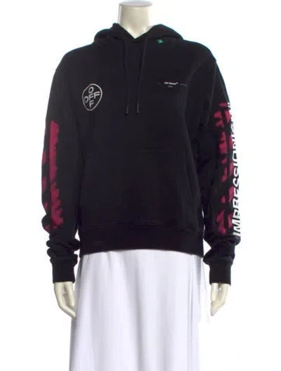 Pre-owned Off-white 2019 Stencil Sweatshirt In Black