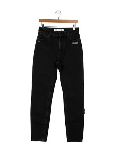 Pre-owned Off-white 2019 Straight Leg Jeans In Black