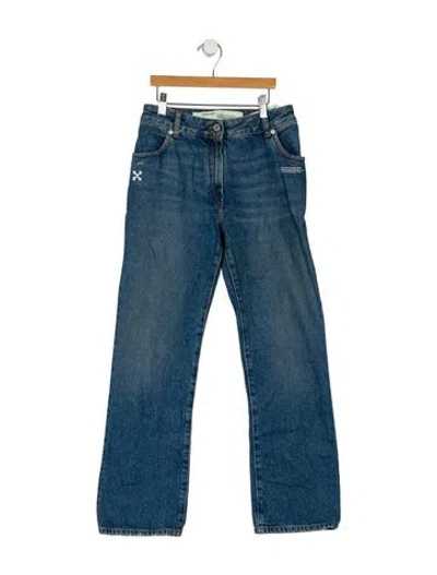 Pre-owned Off-white 2019 Straight Leg Jeans In Blue