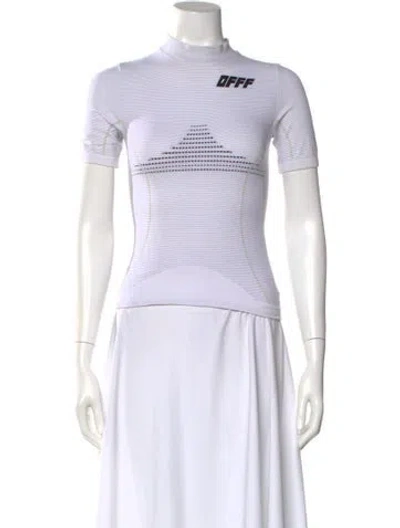 Pre-owned Off-white 2019 Striped T-shirt In White