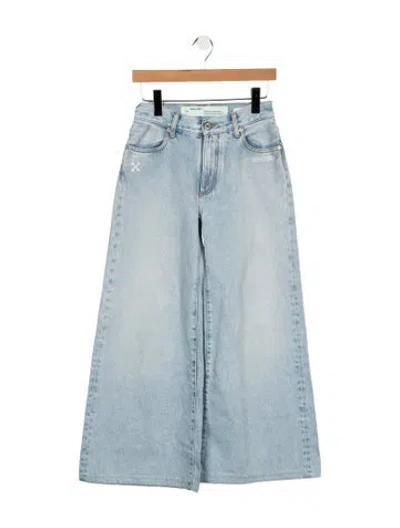 Pre-owned Off-white 2019 Wide Leg Jeans In Blue