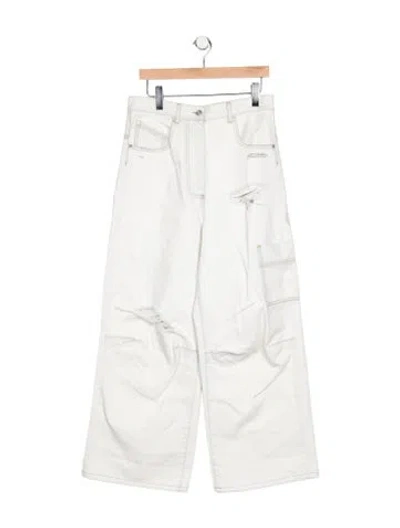 Pre-owned Off-white 2019 Wide Leg Jeans In Blue