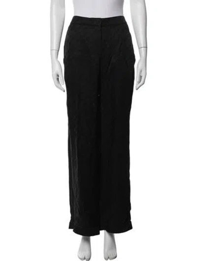 Pre-owned Off-white 2019 Wide Leg Pants In Black
